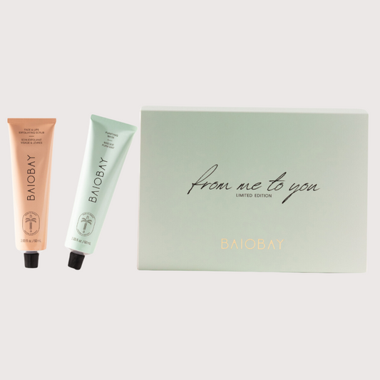 FROM ME TO YOU Limited Edition Gift Set (FACE & LIPS Exfoliating Scrub & PURIFYING Mask)