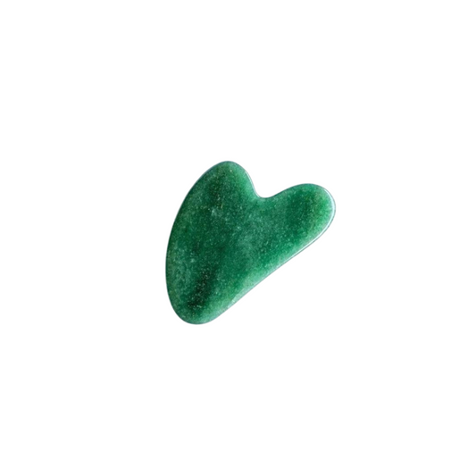 HEART SHAPED AVENTURINE Gua Sha