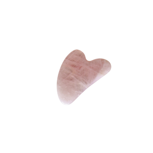 HEART SHAPED ROSE QUARTZ Gua Sha