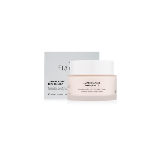 JASMINE SUNSET ROSE QUARTZ Restorative Face & Eye Night Cream