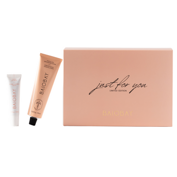 JUST FOR YOU Limited Edition Gift Set (TINTED LIP Balm & FACE & LIPS Exfoliating Scrub)