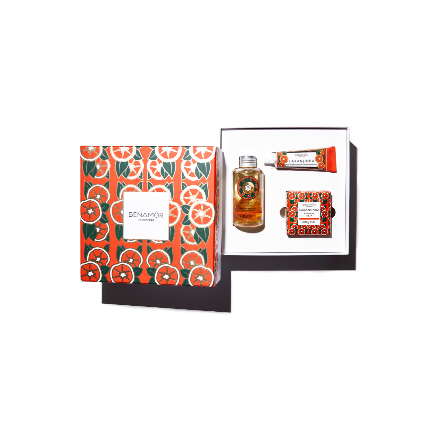 LARANJINHA Gift Set (Dry Oil - Hand Cream - Soap)