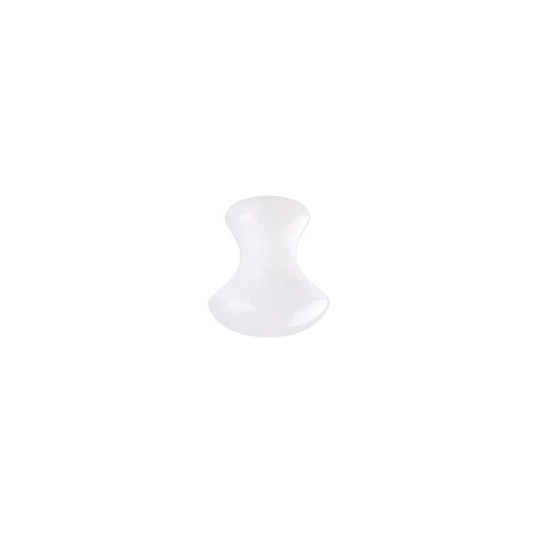 MUSHROOM SHAPED WHITE JADE Gua Sha