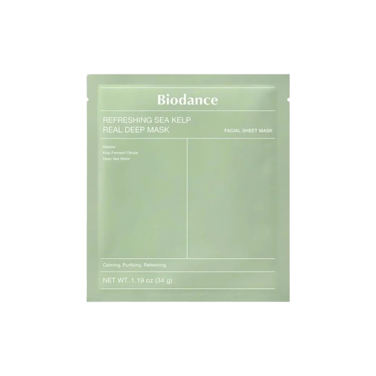 REFRESHING SEA KELP Real Deep Mask