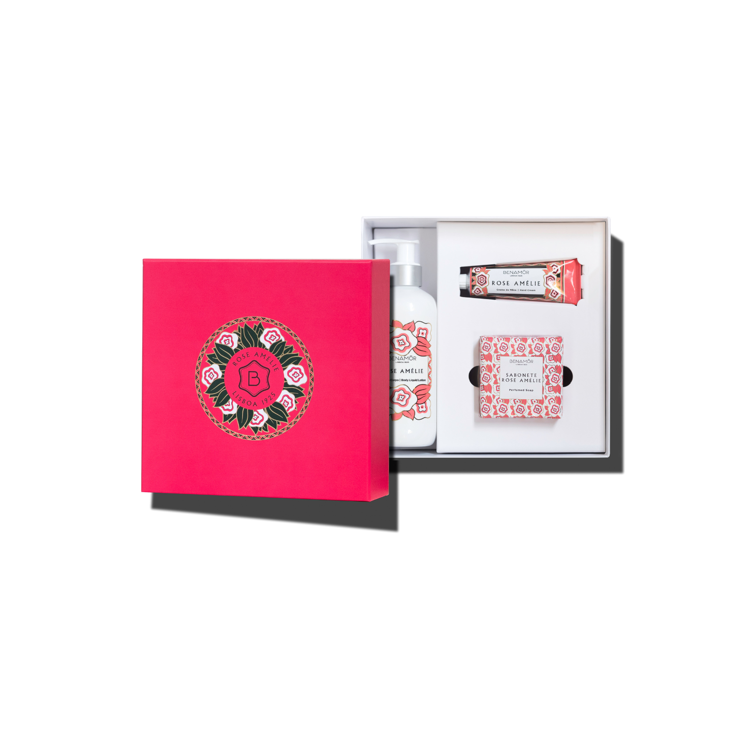 ROSE AMÉLIE Gift Set (Body Lotion - Hand Cream - Soap)